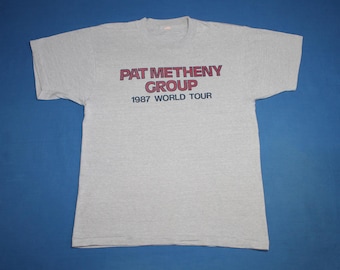 Vintage Pat Metheny Group Speaking of Now World Tour Tee Shirt