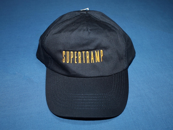 Supertramp Baseball Cap — Vintage Beechfield Original Headwear — Embroidered Logo — Deadstock