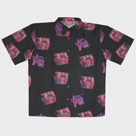 King Crimson Button Up Shirt In the Court of the Crimson King