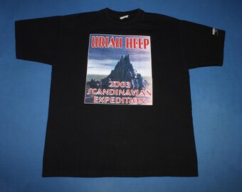 Vintage 1982 Uriah Heep Abominog Tour Shirt - Etsy