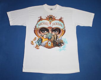 T-shirt Vintage Michael Jackson 'King Of Pop' History World Tour 1998 - Taille XL - Neuf Sans étiquette