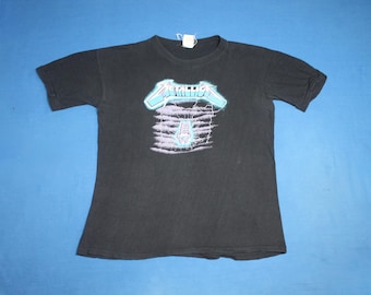 Vintage 80s METALLICA Ride the Lightning 1985 Tour Concert Shirt 