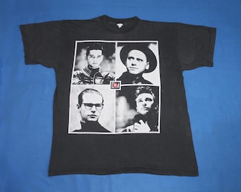 Vintage Depeche Mode T‑Shirt Men’s 2XL Single‑Sided Electronic Band Shirt — 90s Tee