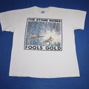 Vintage 80s the Stone Roses : Fools Gold 1989 Alt Rock T