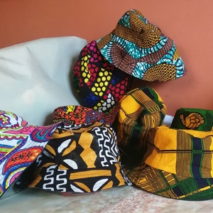 Gorro pescador / Gorro pescador estampado africano - Multicolor kente –  AfricanFabs