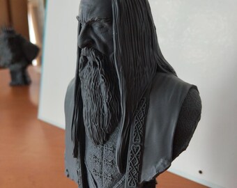Saruman bust - 3d printing - Lord of the Rings
