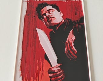 TARANTINO - INGLORIOUS BASTERDS - Brad Pitt - 3D printing - 3D poster/painting