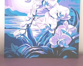 Orchids - 3D Printing - 3D Poster/Tableau