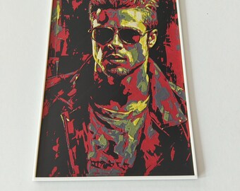 Fight Club - Tyler Durden - 3D Print - 3D Poster/Picture