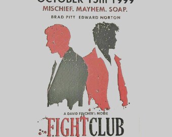 Fight Club - 3D Printing - 3D Poster/Painting