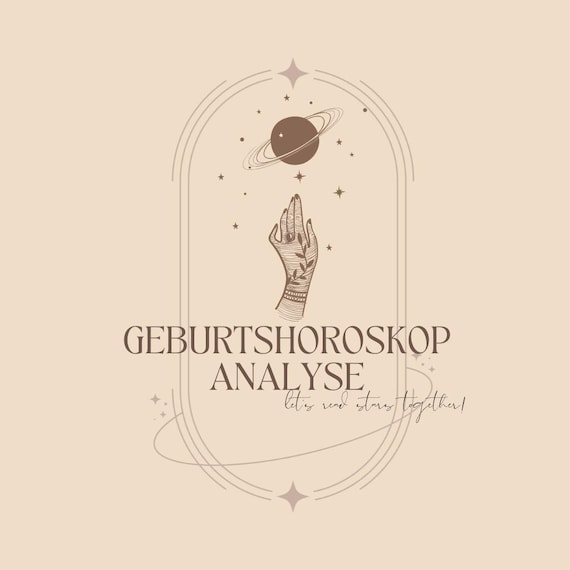 Geburtshoroskop Analyse • Birthchart Reading • Persönliches Horoskop • Astrologische Geburtskarte • Seelenkarte • Horoskop Deutung