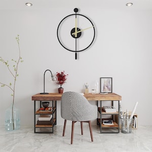Large Wall Clock, Wall Clock Decorative, Wall Clock Modern, Midcentury Modern, Wall Clock for Livingroom