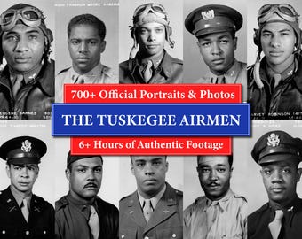 Tuskegee Airmen WWII Photos & Videos: Black History Military Prints (Digital Download)