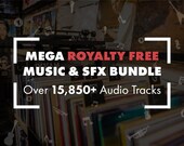 Royalty-Free Music & SFX Mega Bundle: 15,850+ Audio Tracks (Digital Download)