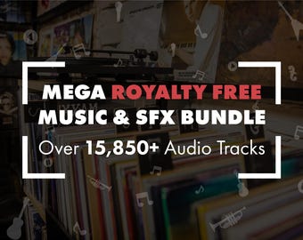 Mega Bundle di musica e effetti sonori royalty-free: oltre 15.850 tracce audio (download digitale)