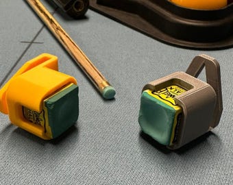 Pool Cue Chalk Holder Clip – Billiards Waist Carrier – Chalk Holster – No Pocket Mess
