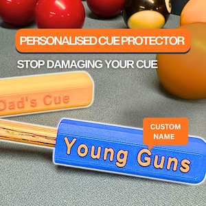 パーソナライズされたプールキューチッププロテクター - カスタムスヌーカーキューキャップ
