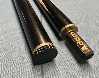Custom Pool Cue Joint Protectors - Personalised Snooker Cue Protector Set - Billiards Cue Protectors - Pool Player Gift