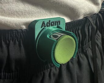 Personalised Magnetic Taom Chalk Holder – Custom Name Waistband Clip, Taom V10 Pool & Snooker Accessory, Gift for Pool Players
