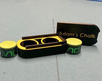 Personalised Taom V10 Chalk Case – Custom Engraved Snooker Chalk Holder, Precision Fit, Pool Player Gift