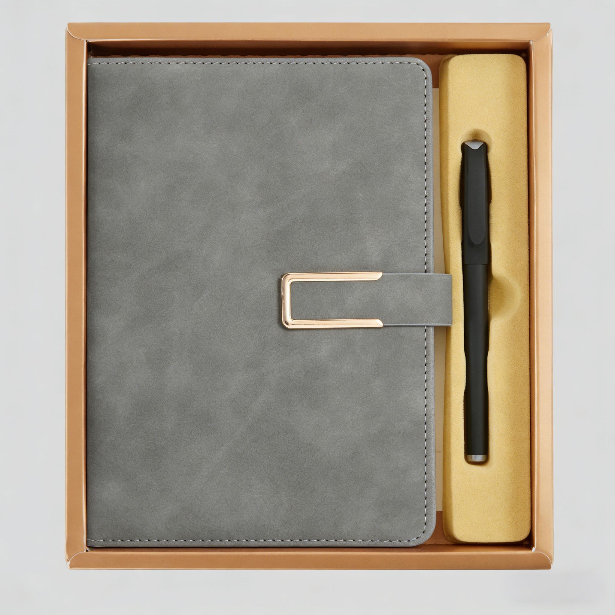 Custom Engraved Notebook With Pen, Leather Notebook Set, End of Year ...