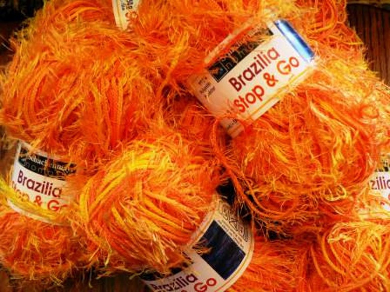 Destash YARNS Turkey Brazilla STOP and GO Yarn Group of 6 Etsy