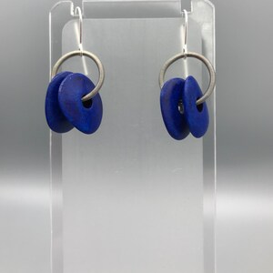 Ceramic earrings with piano wire available in 2 colours Bild 3