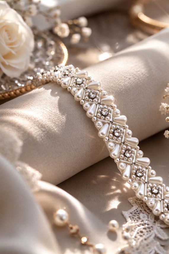 Pearl Beaded Wedding Dress Straps, Detachable Bridal Shoulder Straps - Etsy