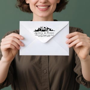 ADRES Stempel | Gepersonaliseerde retourstempel | Zelfinktende stempel | Aangepaste adresstempel | Housewarmingcadeau | RETOURadres: