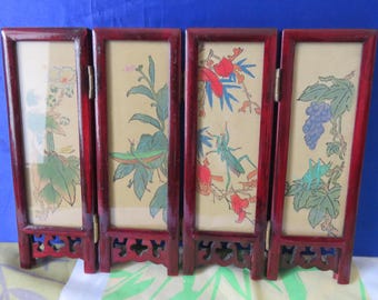 ДЕРЕВЯННАЯ НАСТОЛЬНАЯ ШИРМА