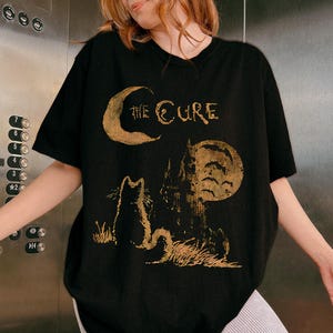 The Cure vintage unisex limited t-shirt, The Cure 90s retro t-shirt, The cure cat funny shirt