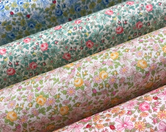NEW Atsuko Matsuyama 30's collection 2017 Lovely floral Liberty-like bundle - 1930's reproduction quilt fabric - by Yuwa Japan