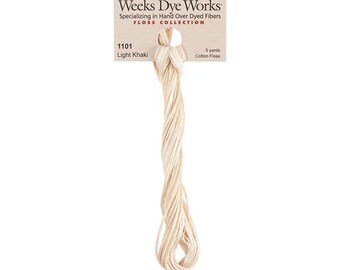 PICK ONE L - M - WEEKS dYE wORKS  • Hand Dyed  • 6-Strand Floss • for Cross Stitch