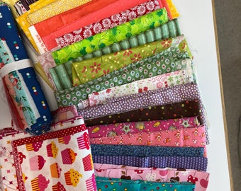 SCRAP STASH fabric box with quilting books - 8 pounds Priority box #3