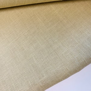 Summer Khaki premium cross stitch fabric 100% linen Fat Eighth ( 32 - 36 - 40 count)