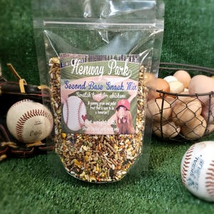 Second base snack mix treat for chickens, scratch treat for chickens, chicken treats, chicken feed, gift for chickens, crazy chicken lady