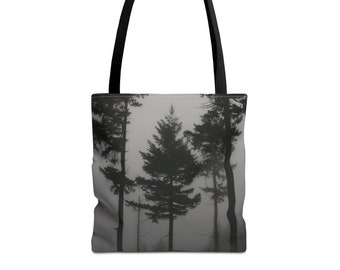 Tree Tote Bag Pine Tree Shoulder Camping Tote Reusable Shopping