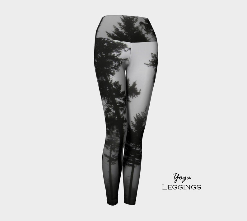 Tree LeggingsWomen's LeggingsForest Capri LeggingsYoga Etsy