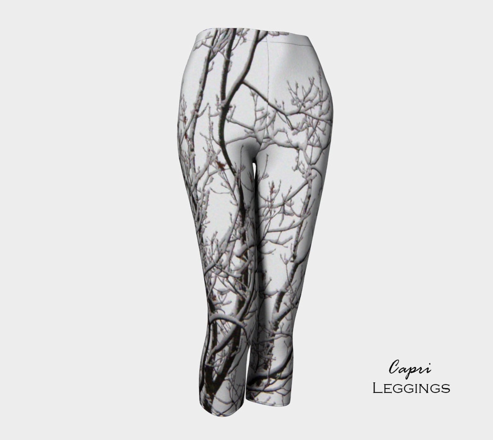Tree LeggingsWomen's LeggingsTree Branch Branches White Etsy