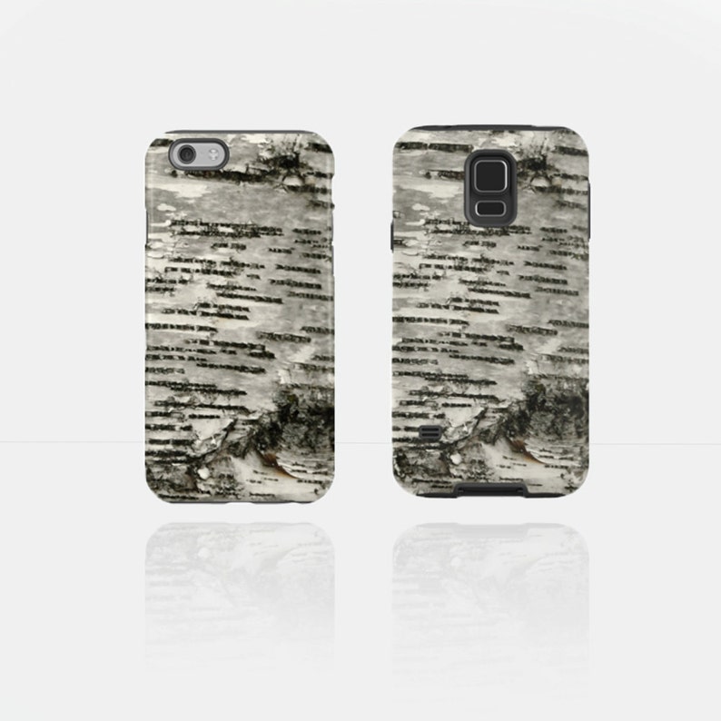 Nature Pattern # 4 - Birch (Blue) Samsung S10 Case