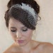 see more listings in the Birdcage veil Fascinator section