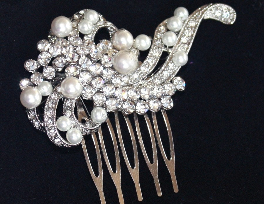 Pettine Per Capelli Sposa Capelli Gioielli Oro Capelli - Italia - Foto 12