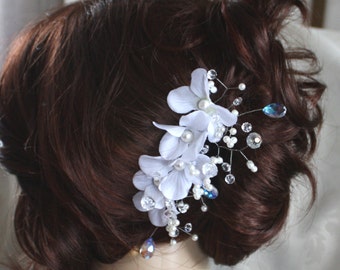 bridal hair comb hair accessory for wedding H1002