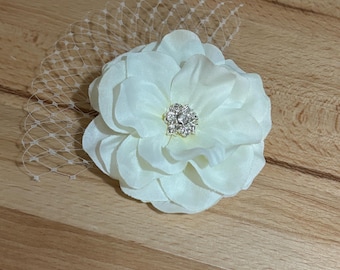 Ivory Braut Haarspange: Strass Hochzeit Kopfschmuck