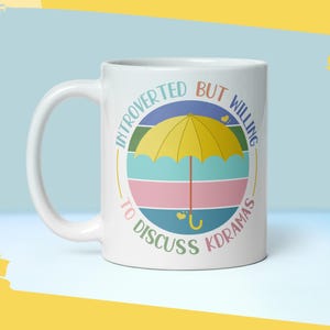 K-drama Mug, K-Drama Gift, K-drama Fandom, Introvert Gift, K-Pop Gift, Korean Drama Merchandise, Introvert Mug, Kdrama Watcher, Drama Mug