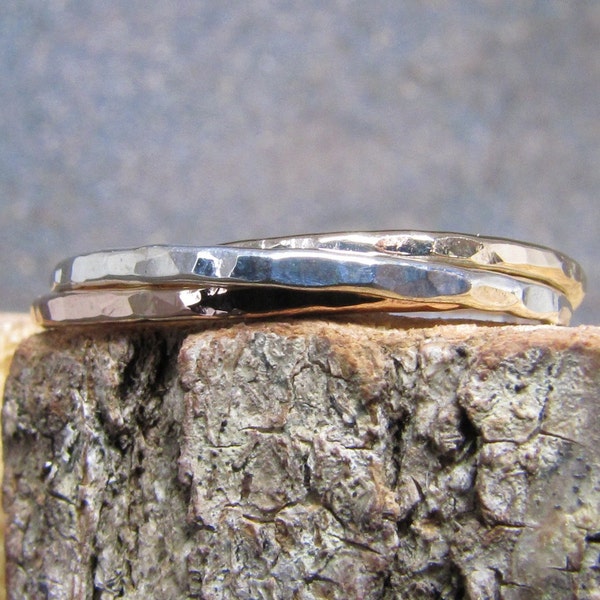 Skinny Tri Color Rolling Ring