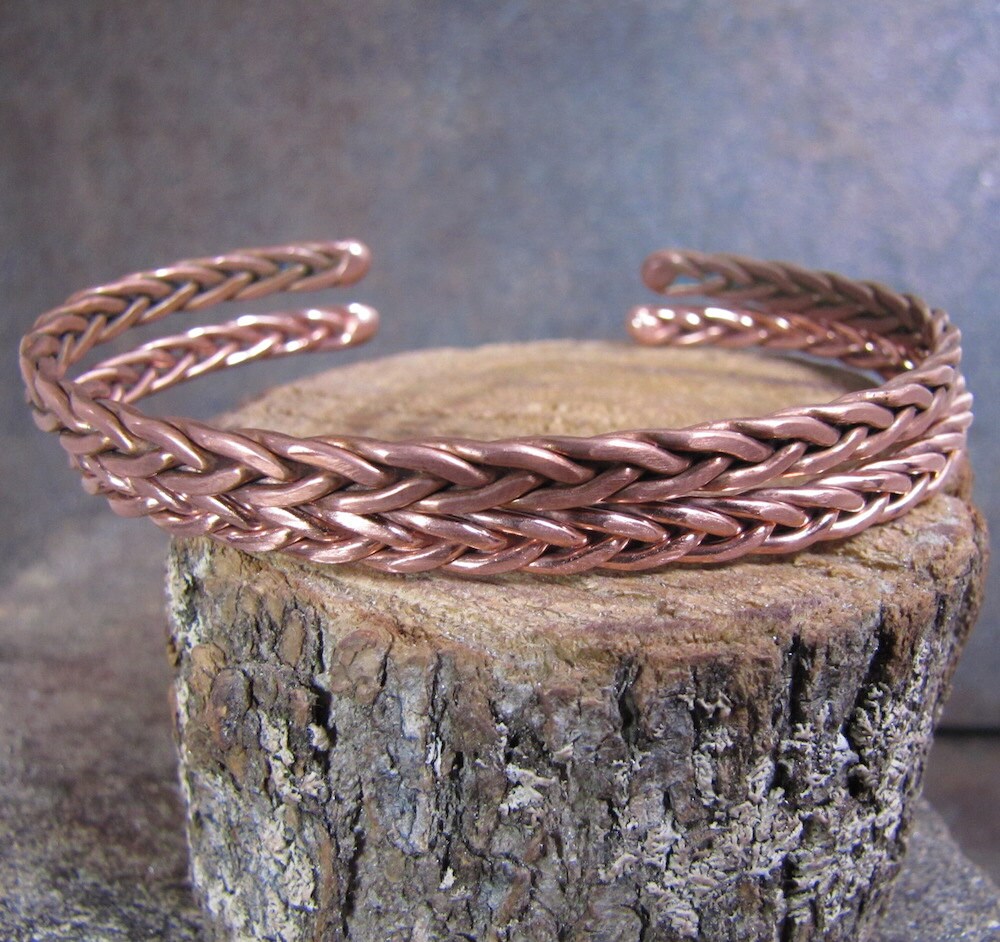 Copper Cuff Bracelet for Carpal Tunnel Tendonitis Arthritis Etsy