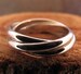Silver Rolling Ring, Fidget Ring 
