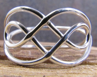 Celtic Knot Ring Argentium Sterling Silver