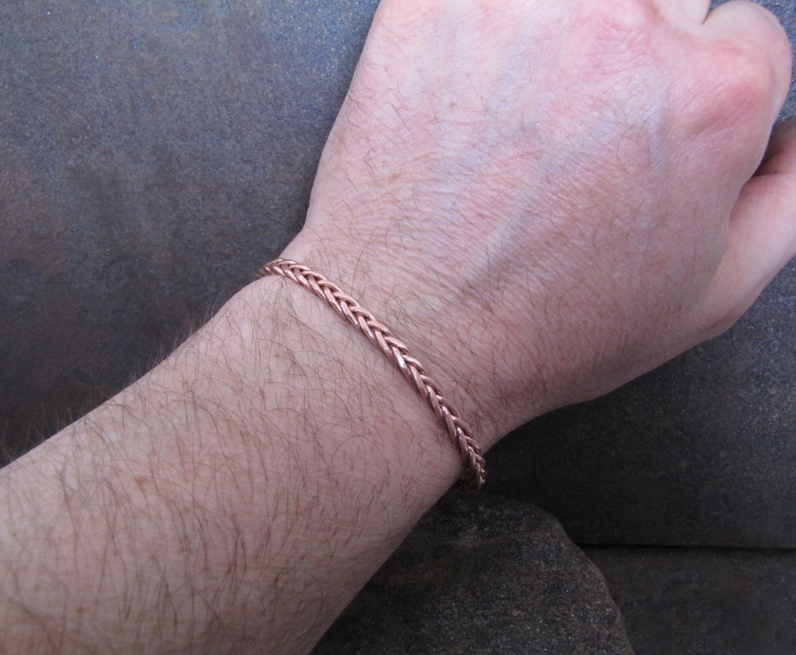 Copper Cuff Bracelet for Carpal Tunnel Tendonitis Arthritis Etsy